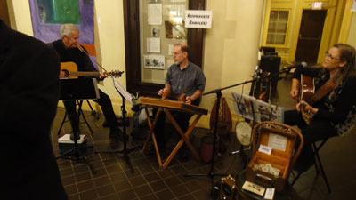 Kishwaukee Ramblers performing at "FLY" art exhibit